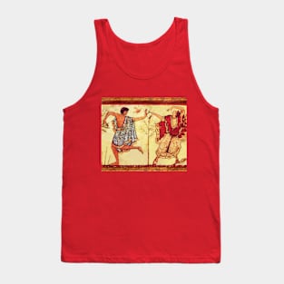 ETRUSCAN DANCERS Antique Tarquinia Fresco Tank Top